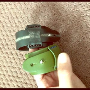 Plunder leather cuffs